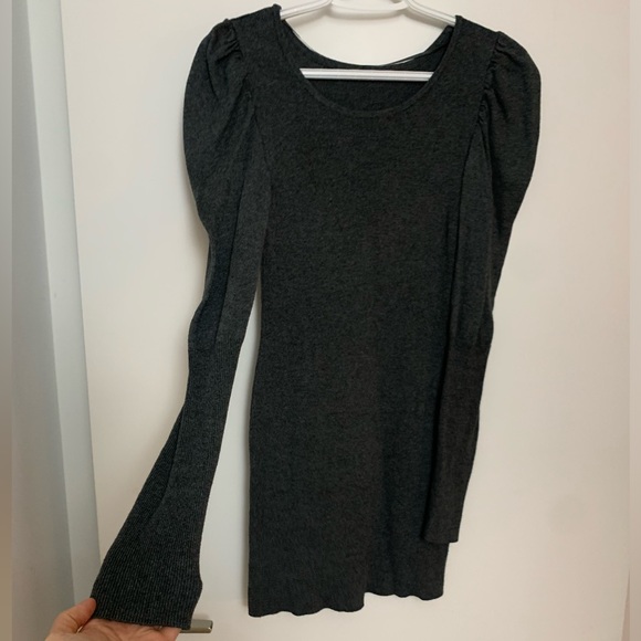 Grey Sweater Dress - Picture 1 of 6